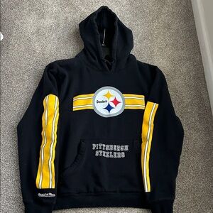 Mitchell & Ness Black and Yellow Steelers Hoodie